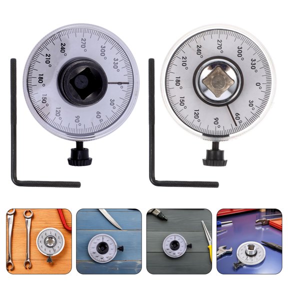 UPOUART Adjustable Angle Torque Wrench with Digital Gauge for Accurate Tightening and Measurement