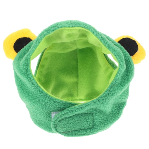 UPOUART Adorable Pet Frog Hat Cotton Headwear for Dogs Cats Perfect for Parties