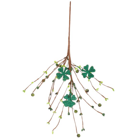 UPOUART Artificial Four Leaf Clover Greenery Stem Multi Color Faux Branch for Wedding Centerpiece and Vase Decor