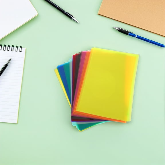 UPOUART Assorted Color Cellophane Sheets for Crafts Vibrant Translucent Plastic Wrap Home Decoration