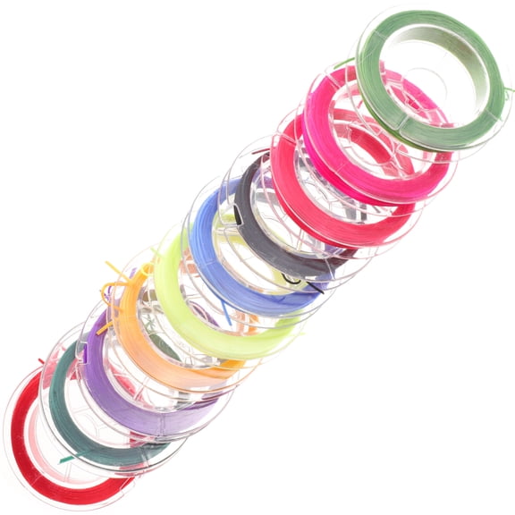 UPOUART Elastic Jewelry Cord in Assorted Colors for Bracelets, Necklace Stringing and Elastic String Crafts