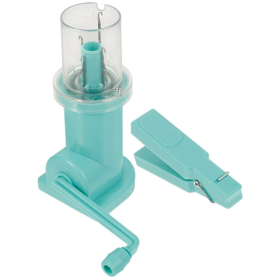 UPOUART Easy to Use Hand Operated Knitting Machine Plastic Mill for Winding Thin Thread and Craft Projects