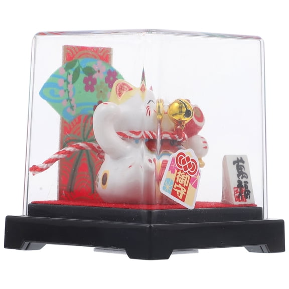 UPOUART Resin Cat Figurines in Assorted Colors, Decorative Desktop and Car Ornaments for Home and Office