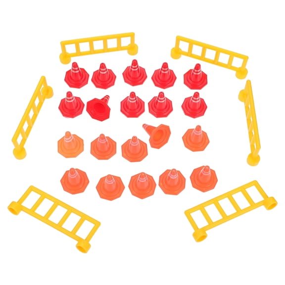 UPOUART Assorted Color Traffic Safety Cones Plastic Road Construction Identification Set