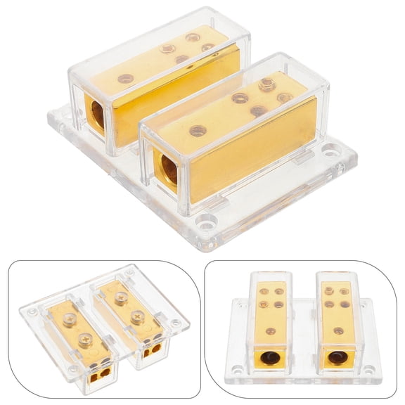 UPOUART Automotive Power Distribution Block Multi Output Car Audio Splitter with Easy Installation for Amplifiers