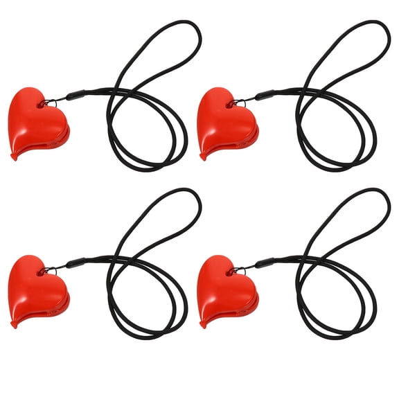 UPOUART Baby Stroller Clips Red MultiPurpose Decorative ABS Nylon Clips for Baby Safety and Comfort 2 Sets