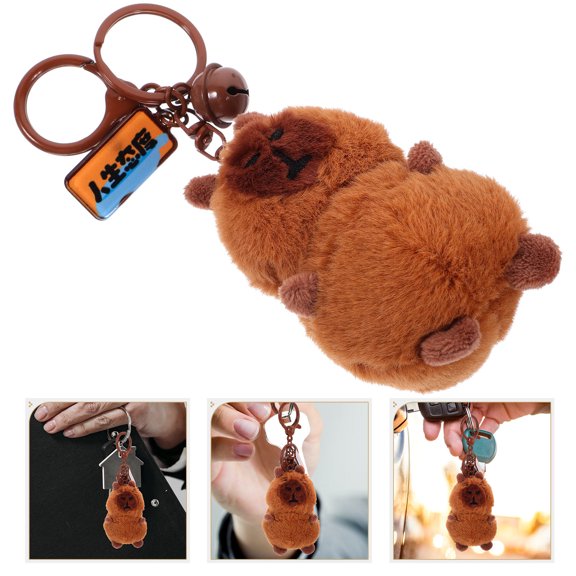 UPOUART Bag Accessory Keychain Brown 1 PCS Backpack Ornament Keychain