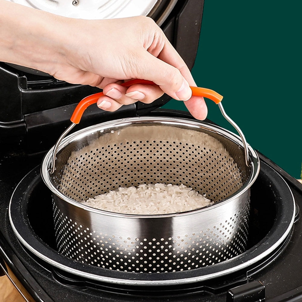 UPOUART Stainless Steel Steamer Basket for Eggs, Vegetables, Seafood - Kitchen Steamer Insert for Healthy Cooking