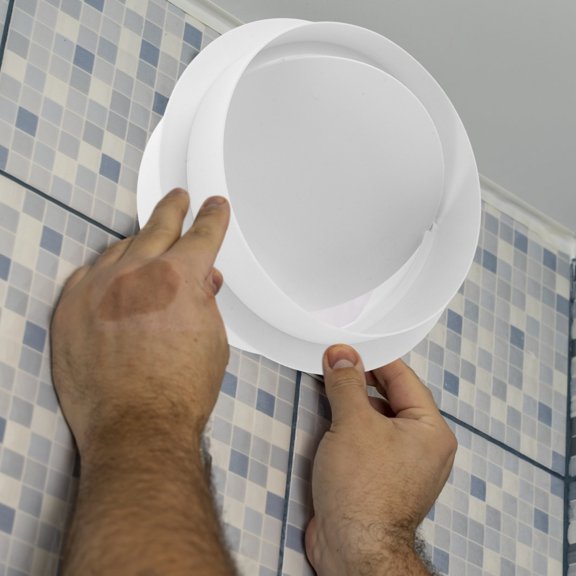 UPOUART Bathroom Check Valve White Inline Non Return Valve with Easy Installation