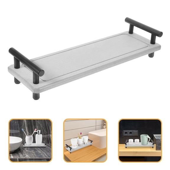 UPOUART Stainless Steel Diatom Mud Organizer for Kitchen Use Space-Saving Rack