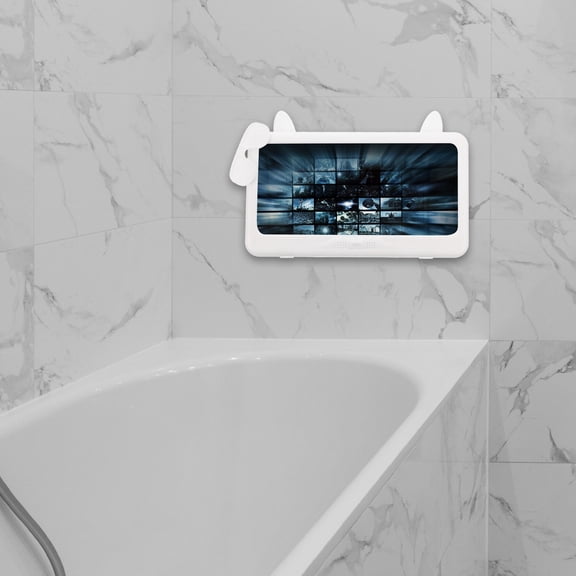 UPOUART Bathroom Phone Waterproof Case Plastic Wall Mounted Rotatable Design for Shower Use 1 Piece