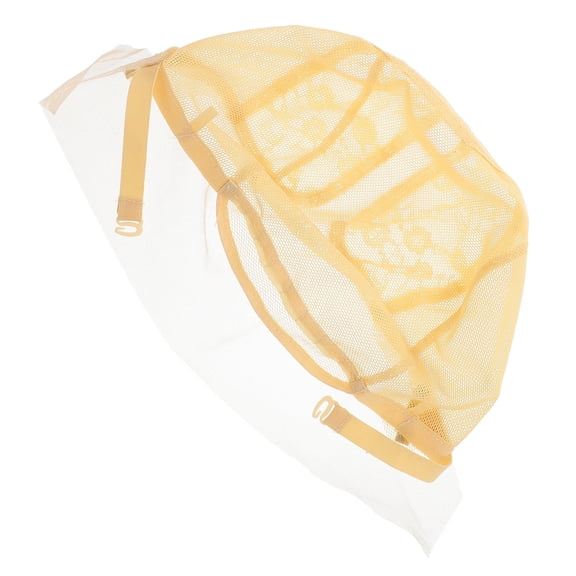 UPOUART Beige Invisible Wigs Cap with Lace Part Design for Comfortable Natural Look