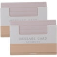 thumbnail image 1 of UPOUART Beige Lined Flash Cards - Multi-Purpose Blank Note Cards for Writing, Planning, Organizing, and Study Work, 1 of 8