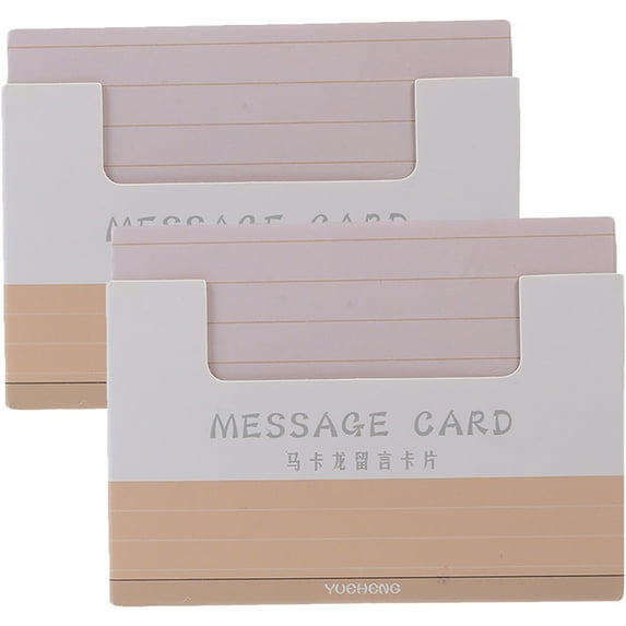 UPOUART Beige Lined Flash Cards - Multi-Purpose Blank Note Cards for Writing, Planning, Organizing, and Study Work