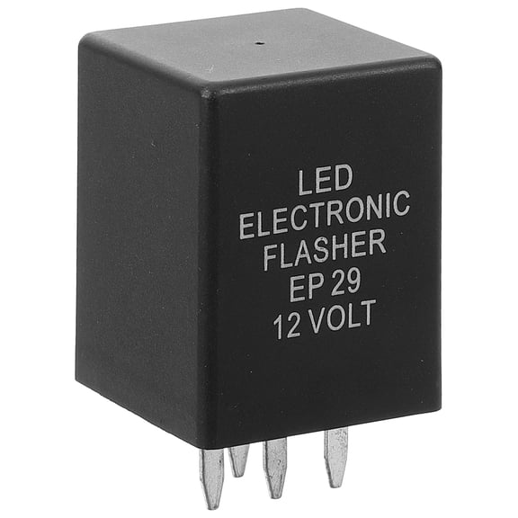 UPOUART Black 4 12V LED Relay for Automotive Turn Signal Lights, Enhanced Car Safety and Performance