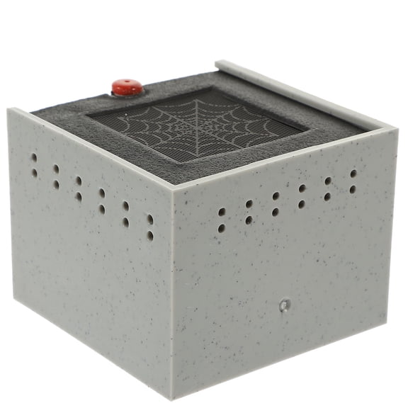 UPOUART Black Acrylic Reptile Habitat Enclosure with Ventilation for Feeding and Breeding Amphibian Pets