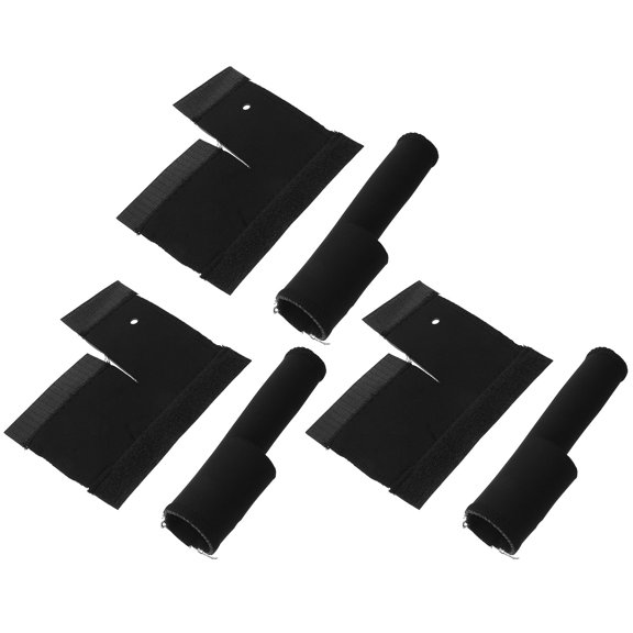 UPOUART Black Front Fork Guard Protector for Bikes Dustproof Design Easy Installation Compatible with Multiple Models 6PCS