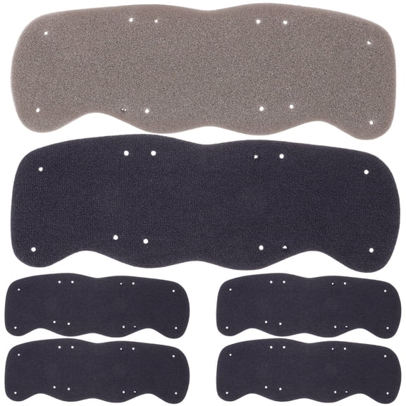UPOUART 6pcs Hard Hat Sweatband Liner Black Sponge Sweat Absorption for Workers