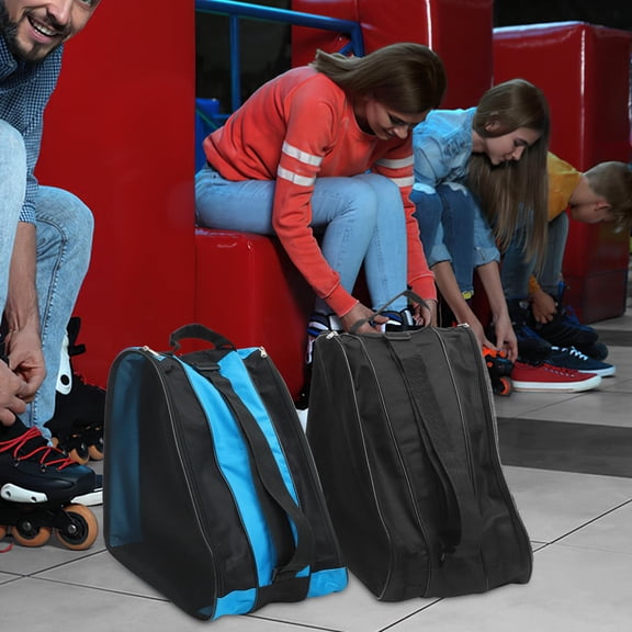 UPOUART 2Pcs Bag Ice Skates Black Oxford Cloth Roller Skates Carrying Bag for Camping