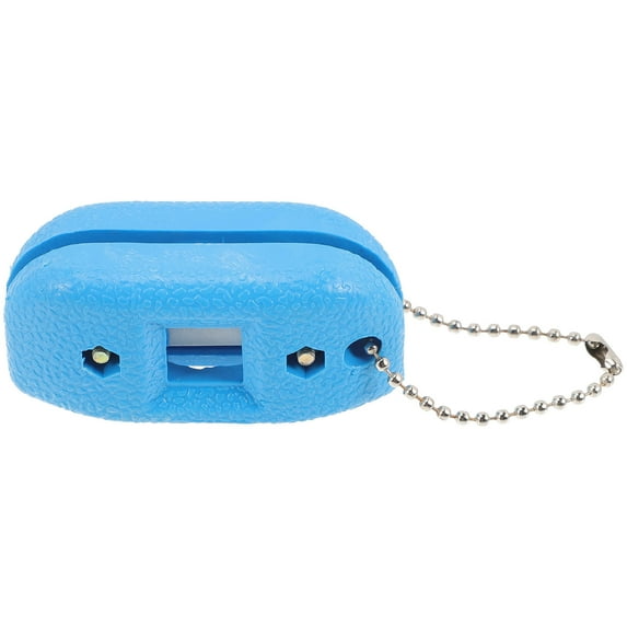 UPOUART Black Professional Ice Skate Sharpener with Wear Resistant Grindstone and Portable Key Chain Accessory