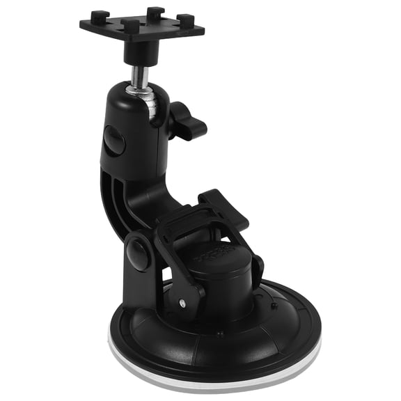 UPOUART Black Suction Cup Tablet Holder for Car with Strong Grip and 360 Degree Rotation