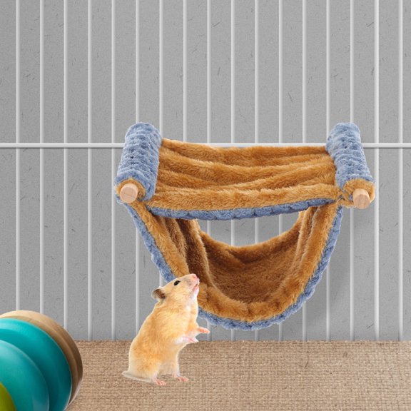 UPOUART Hammock Hanging Cage Bed, Soft Warm Small Pet Accessory for Hamsters, Mice, Rats, Ferrets
