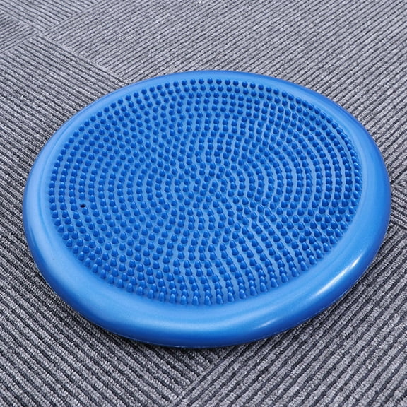 UPOUART Blue Inflated Wobble Cushion Balance Disc for Core Stability and Posture Improvement with Included Hand Pump