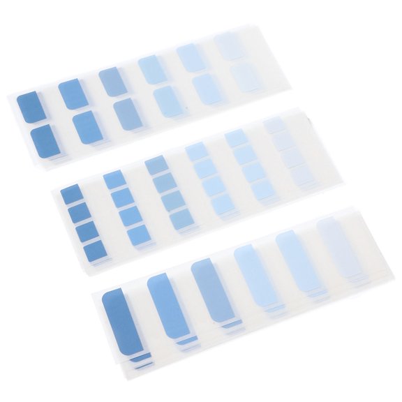 UPOUART Blue PVC Sticky Index Tabs, Quick Identification, Strong Stickiness