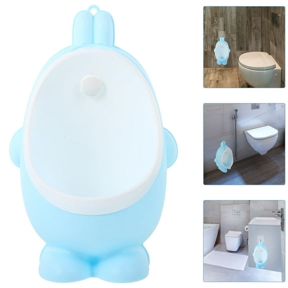 UPOUART Blue Stand to Urinal for Toddlers with and Wall Installation