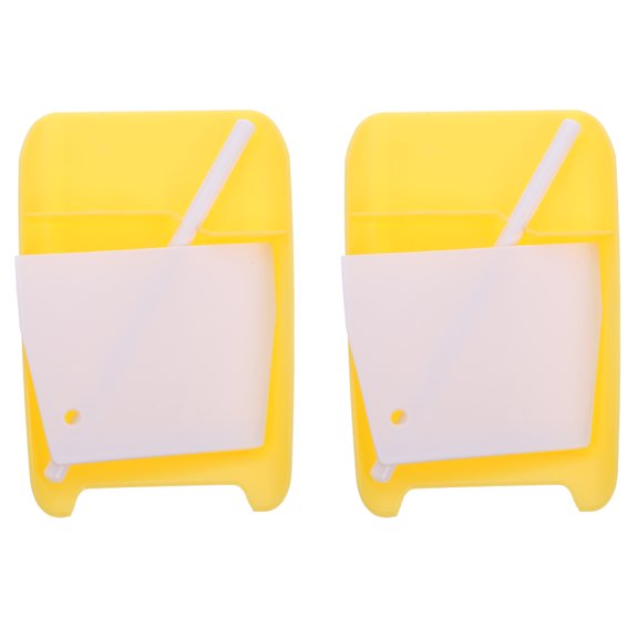 UPOUART 2-Piece Yellow Pasta Shaping Board Set 6.3x4.1x0.8in Kitchen Tools for Homemade Noodles, Pasta & Dough Making