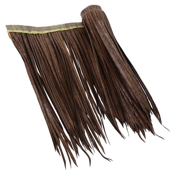UPOUART Simulation Straw Roof Brown Artificial Thatch Panel for Garden Patio Decor