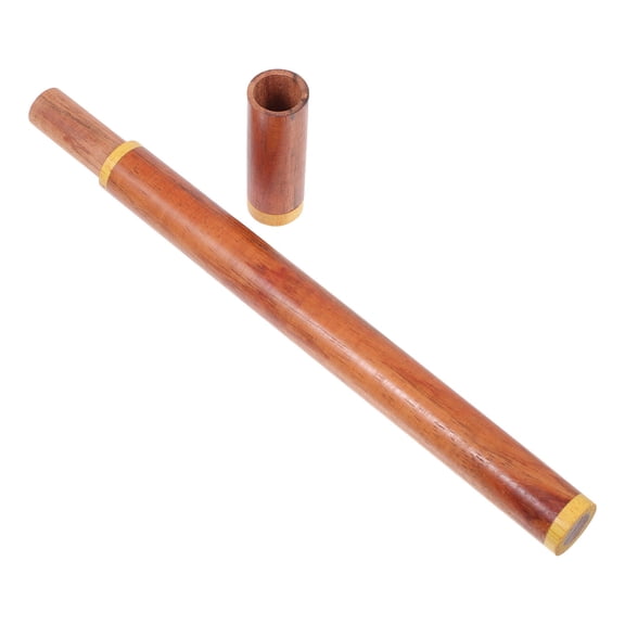 UPOUART Brown Wooden Incense Stick Holder Smooth Tube for Home Use Made of High Class Synthetic Material 1Pc