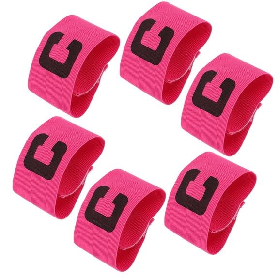 UPOUART C-Shaped Rosy Captain Bands Adjustable Fit for Youth and Adult Players 6Pcs