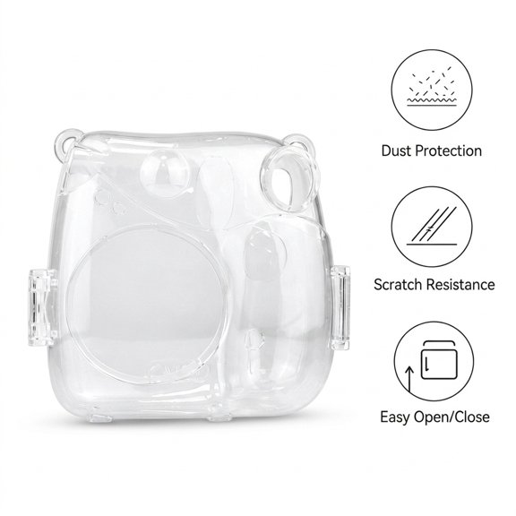 UPOUART Camera Protective Clear Shell Cover Dust Resistant Easy Carry