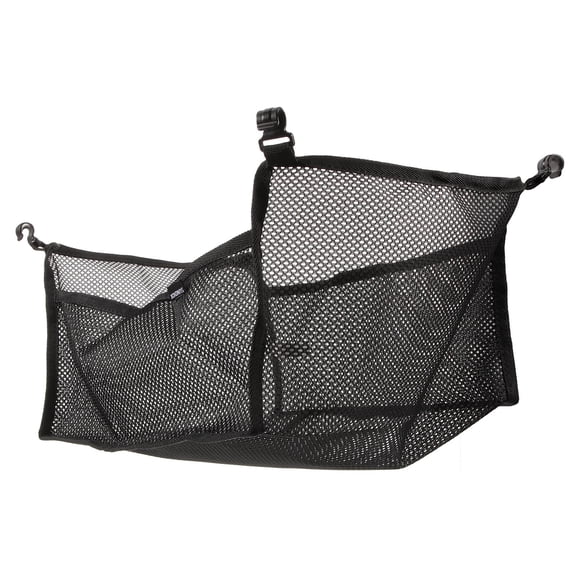 UPOUART Camping Table Accessory Folding Design Hanging Mesh Bag 1Pack Black Warp Knitting Net 33x29cm