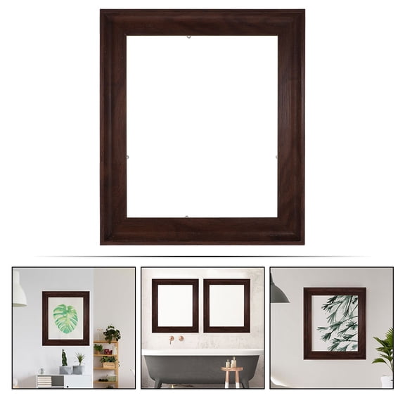 UPOUART empty picture frame Coffee Color 20*30 cm Canvas Wall Art Display