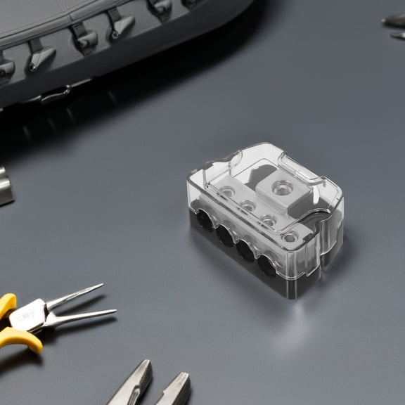 UPOUART Car Audio Power Splitter Multi Amp Distribution Block Zinc Alloy and Installation for Car 1 Set