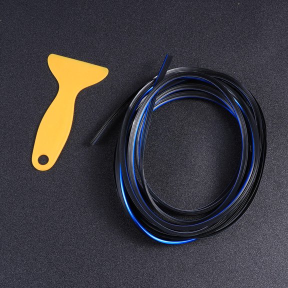 UPOUART Car Seal Trim Blue Flexible Auto Seal Strip for Car Interior Exterior Decoration