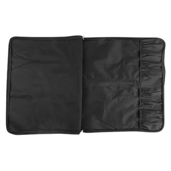 UPOUART Chef Roll Bag Black Lightweight Carrier Backpack with Quick Access and Storage Pouch