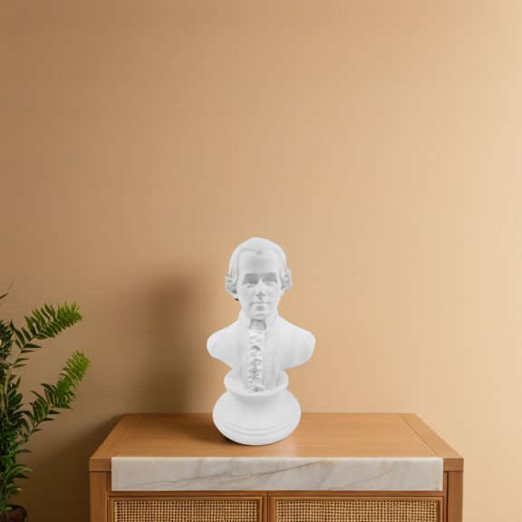 UPOUART Classic Bust Statue in Synthetic Resin, Classic European Home Decor