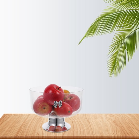 UPOUART Clear Acrylic Bowl Decorative Round 1Pcs For Homeowners