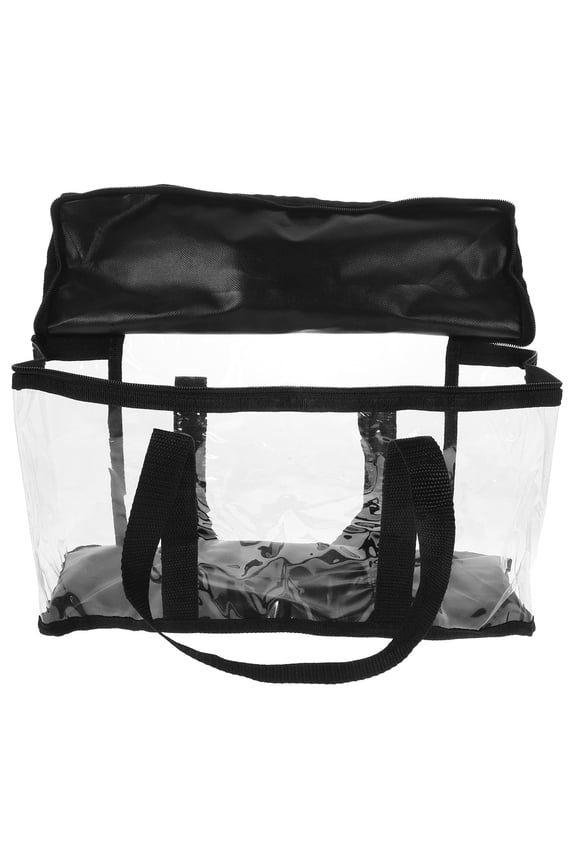 Hat Clear Bag Transparent Oxford PVC Portable Large Capacity for Storage Use