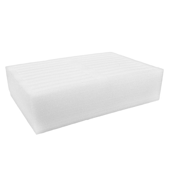 UPOUART 20-Grid Phone Organizer, Clear Epe Foam, White, for Classroom and Office