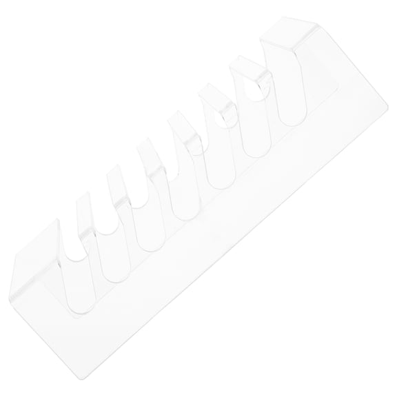 UPOUART Clear Acrylic Desktop Phone and Tablet Holder Stand with Multiple Slots for Mobile Devices and Accessories