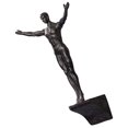 thumbnail interactive-video image 1 of Climbing Man Wall Art, Modern Resin Wall Sculptures, Nigeria 1 of 10