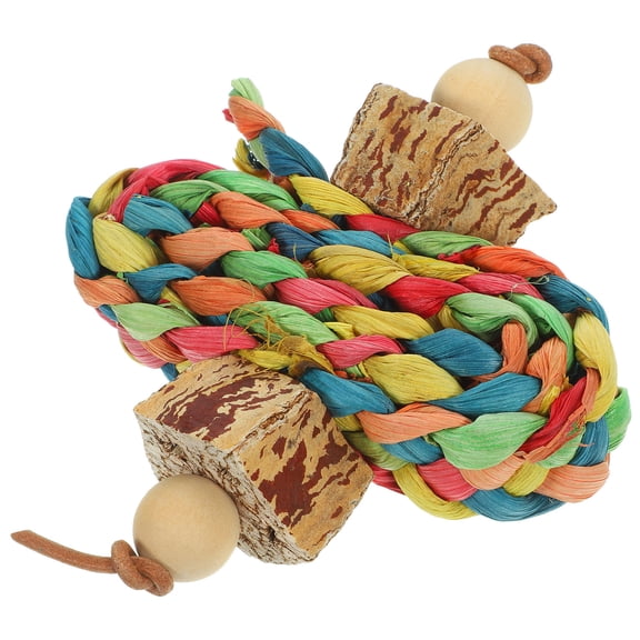 UPOUART Cockatiel Toys For Bird Cage Bird Chew Toy Wear Resistant Chewing 1 Set