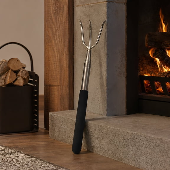 UPOUART Telescopic Extendable Stainless Steel Fireplace Poker Stick - and Fire Pit Tool