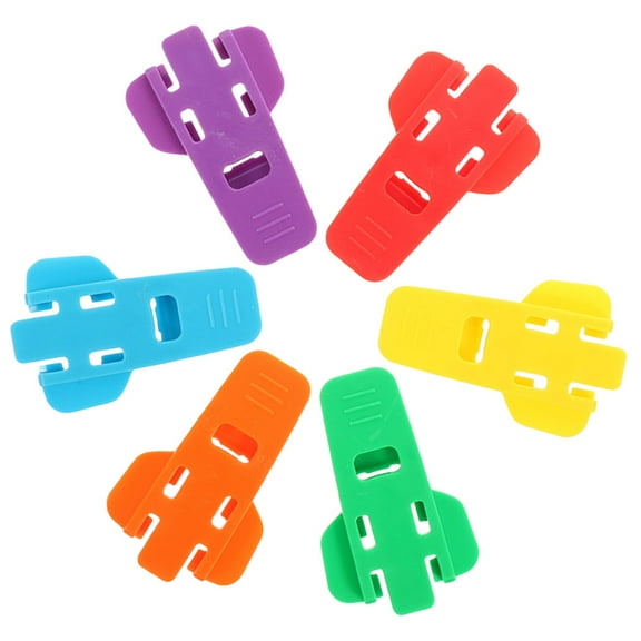 UPOUART Compact 6Pcs Plastic Can Opener With Simple Design For Soda And Pop Cans Men Women Travel Picnic Camping Use