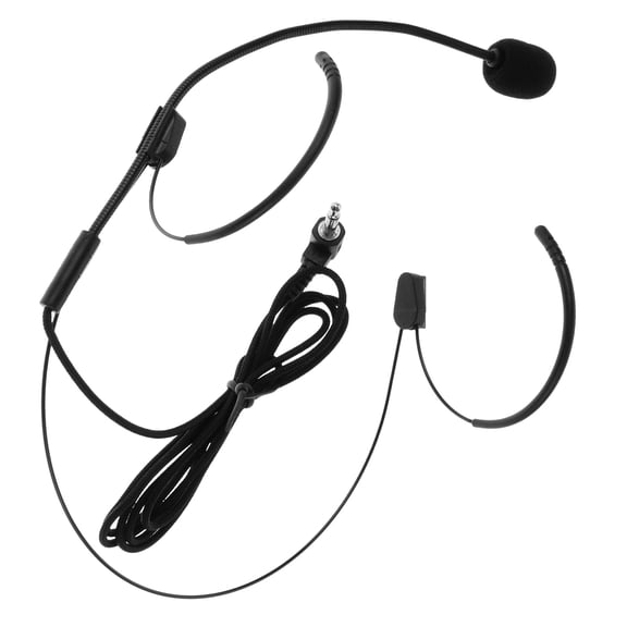 UPOUART Compact Black Headset Microphone for Singing Speaking and Classroom Use
