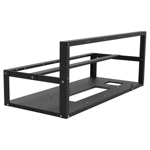 UPOUART Computer Graphics Cards Case Black Frame with Air Flow Design Supports Multiple Cooling Fans